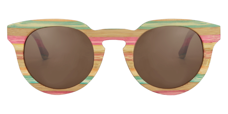 Round Brown Sunglasses | Zeelool Sunshades0