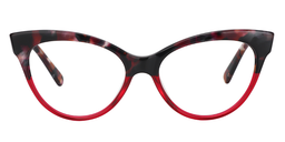 Ingrid Cateye Red Glasses0