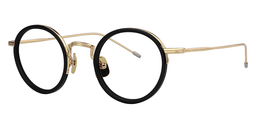 Calvert Round Black-Gold Glasses2