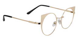 Ursula Cateye Gold Glasses3