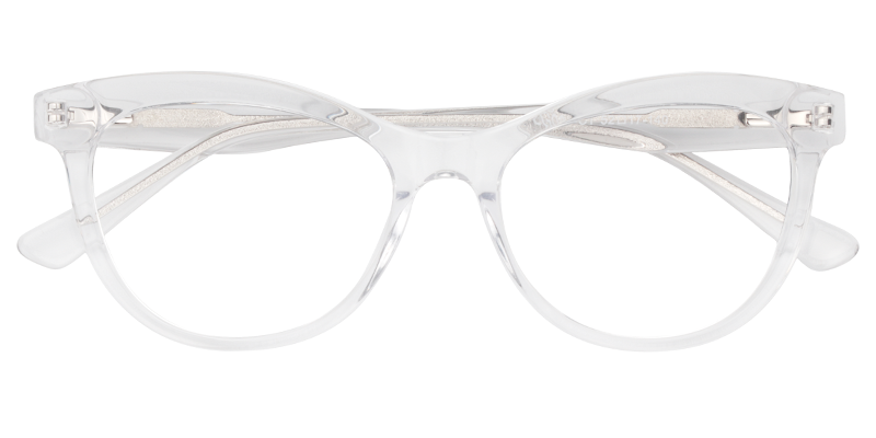 Cateye Clear Glasses | Zeelool Eyeglasses1