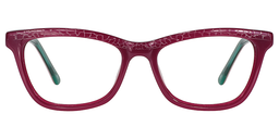 Susy Rectangle Red Glasses0