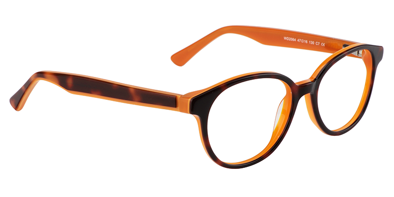 Oval Orange Glasses3
