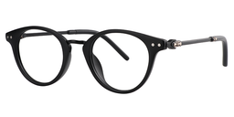 Benton Round Black Glasses2