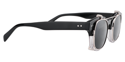 Padgett Clip-On Black-Clear Glasses4