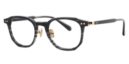 Bagshaw Round Black Glasses2