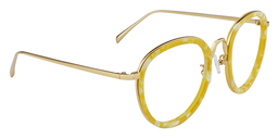 Flavia Round Yellow Glasses3