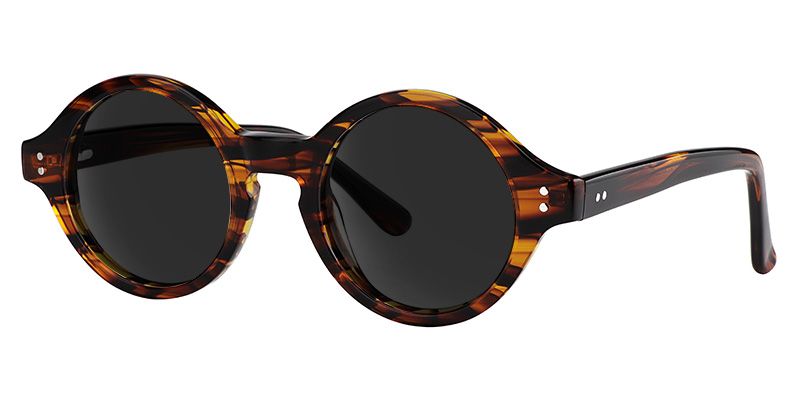 Giggs Tortoise Round Polarized Sunglasses for Driving | ZEELOOL1