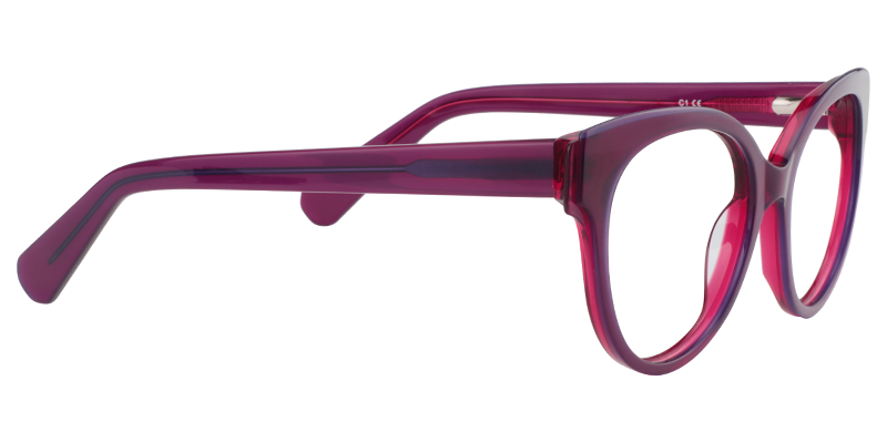 Round Purple Glasses | Zeelool Eyeglasses4