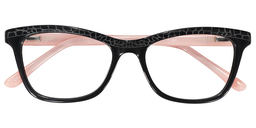 Susy Rectangle Black Glasses1