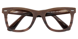 Willy Rectangle Brown Glasses1