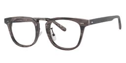 Orville Rectangle Gray Glasses 2