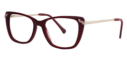 Geraldine Cat Eye Red Glasses4