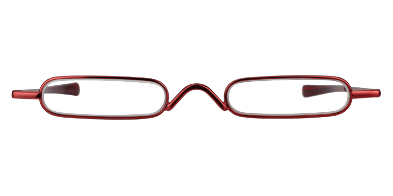 Oval Red Reading Glasses | Zeelool Reading Glasses0