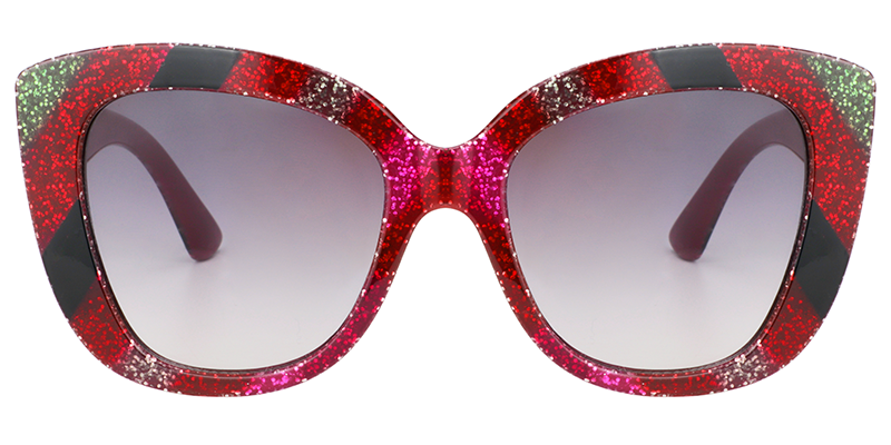 Butterfly Red Sunglasses | Zeelool Sunglasses0