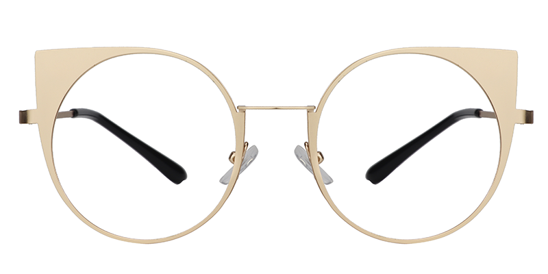 Cateye Gold Glasses0