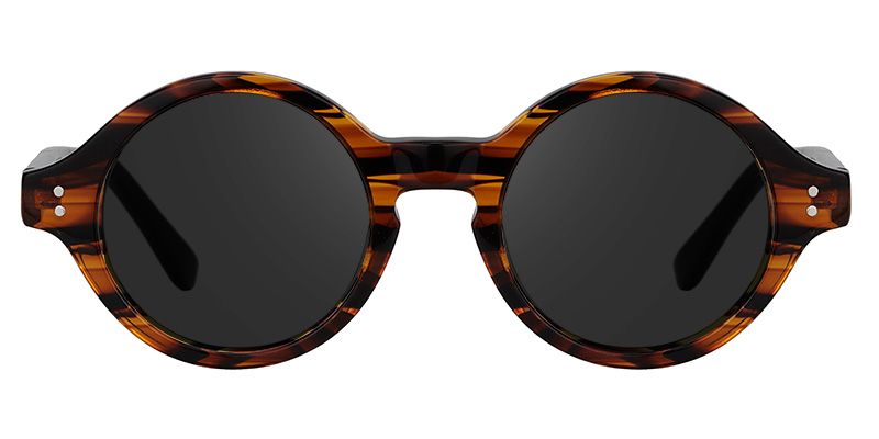 Giggs Tortoise Round Polarized Sunglasses for Driving | ZEELOOL0