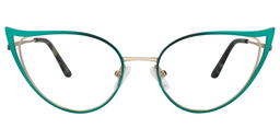 Phoenix Cateye Green Glasses1