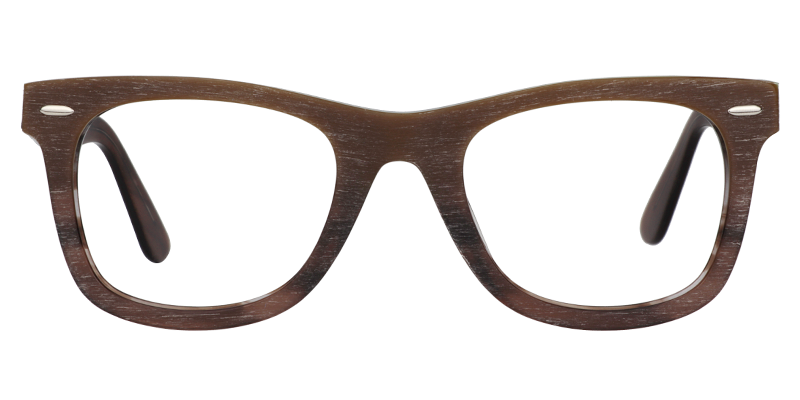 Rectangle Brown Glasses0