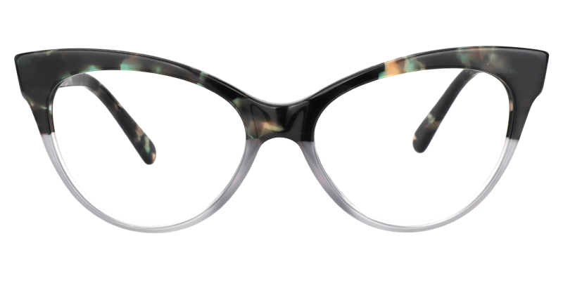 Cateye Gray Glasses0