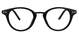 Benton Round Black Glasses0