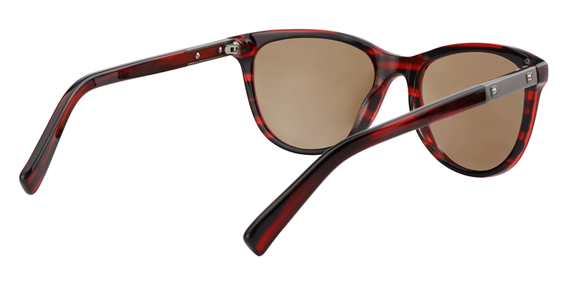Butterfly Red Floral Sunglasses | Zeelool Sunglasses5
