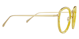 Flavia Round Yellow Glasses4