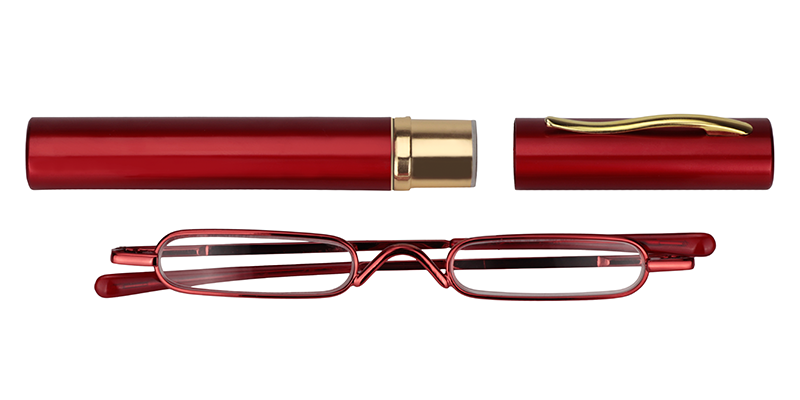 Oval Red Reading Glasses | Zeelool Reading Glasses1