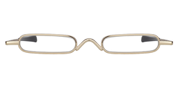 Karol Oval Gold Reading Glasses0
