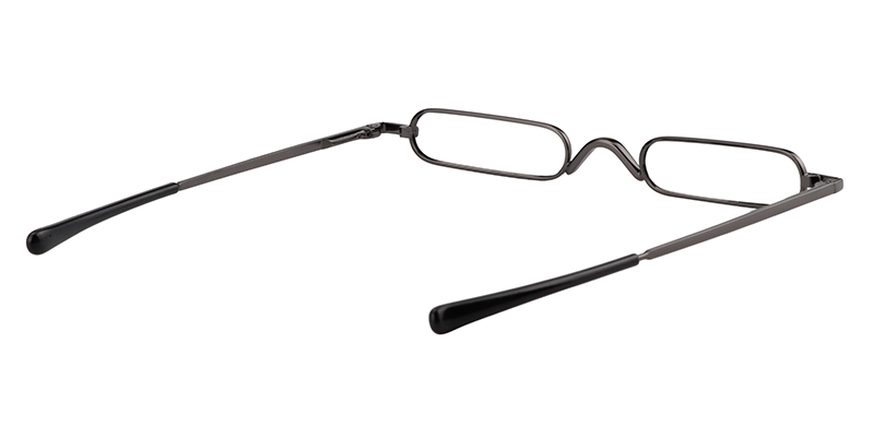 Oval Dark Gray Reading Glasses | Zeelool Reading Glasses4