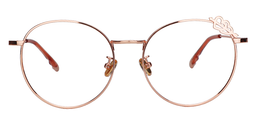 Hannah Round Pink Glasses0