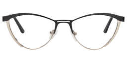 Roxanne Browline Black Glasses0