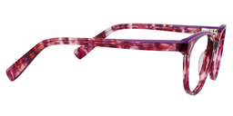 Eudora Round Red Floral Glasses4
