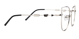 Alvina Cat Eye Silver Glasses3