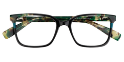 Joanna Rectangle Green Glasses1