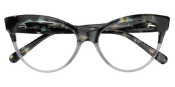 Ingrid Cateye Gray Glasses1