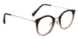 Viola Cat Eye Brown Glasses2