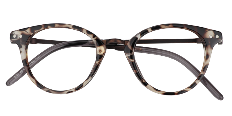 Round Dark Tortoise Glasses | Zeelool Eyeglasses1