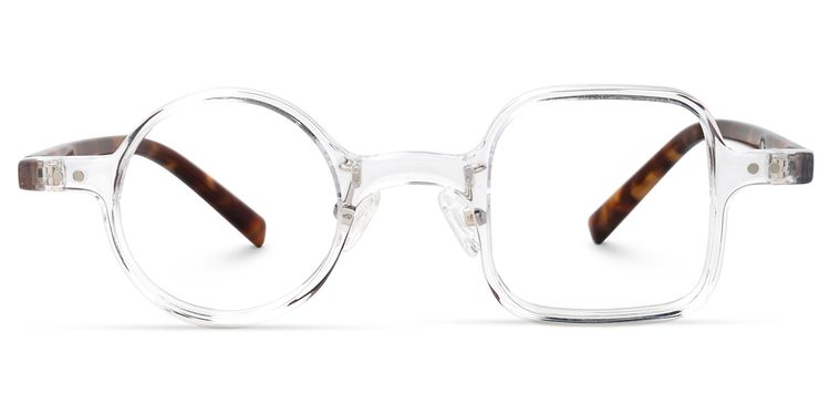 Render Asymmetric Clear Glasses
