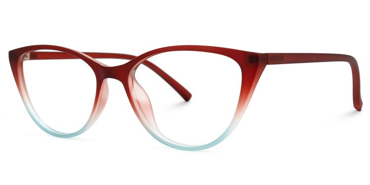 Lucy Cateye Red Glasses