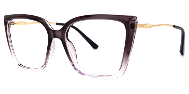 Tanisha Square Purple Glasses