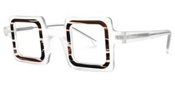 Kemp Square Multicolor Glasses1
