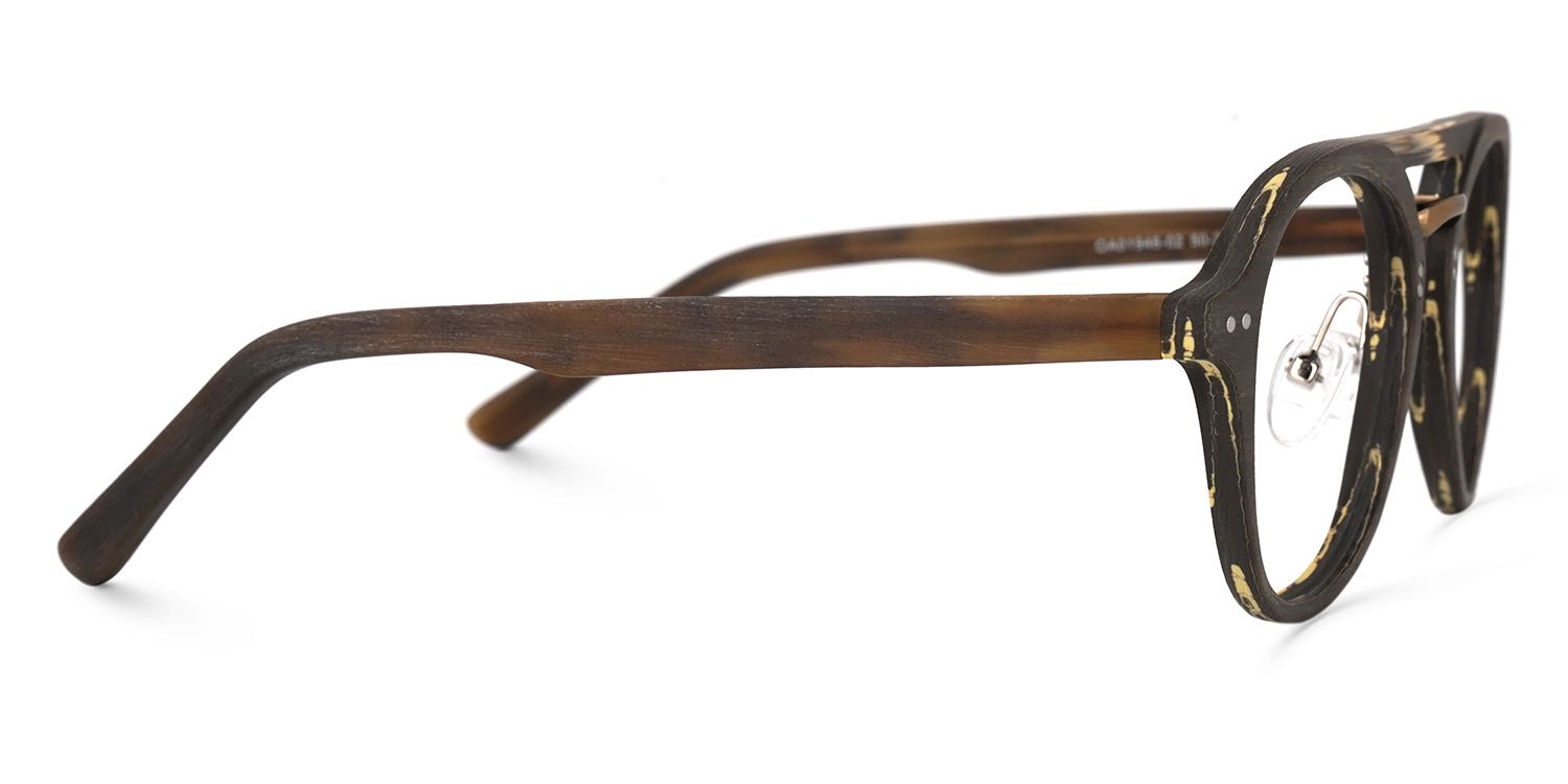 Aviator Brown Glasses | Zeelool Glasses2