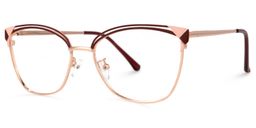 Exey Cateye Red Glasses1