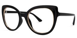 Shepard Cateye Black Glasses1