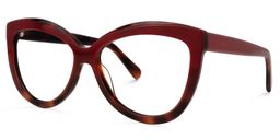 Pradia Cateye Red Glasses1
