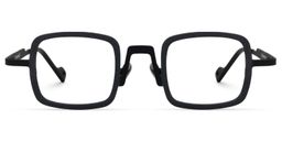 Roselyn Square Black Glasses0