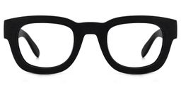 Jalitha Black Rectangle Glasses0