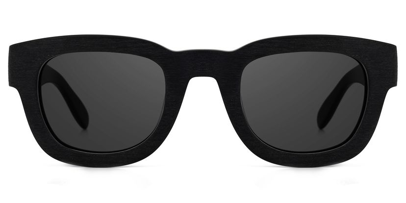 Jalitha Black Rectangle Sunglasses