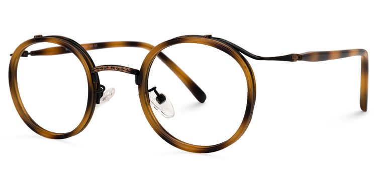 Camargo Round Tortoise Glasses